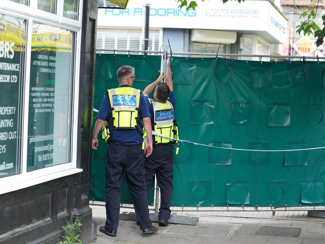 Two men have been arrested following a drug search conducted by the Metropolitan Police at an address in East Sussex.