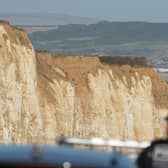 Police at the cliffs in Peacehaven on the evening of Wednesday, July 1