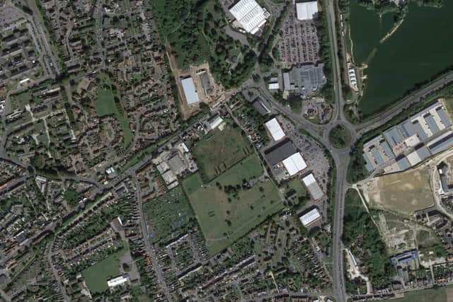 CC/22/02633/EIA: Land At Portfield Football Club, Church Road, Chichester. Application for a screening opinion for the residential development of up to 99 no. dwellings. (Photo: Google Maps)