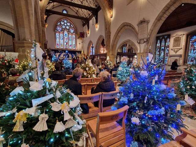 The Cuckfield Christmas Tree Festival was at Holy Trinity Church from Friday to Sunday, December 6-8