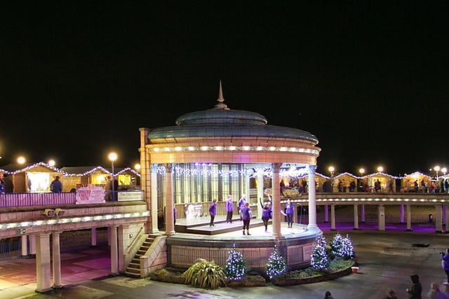 The Christmas Market at the Bandstand