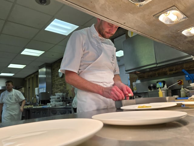 We tried out the Tasting Menu at The Pass at South Lodge - here are the dishes being prepared