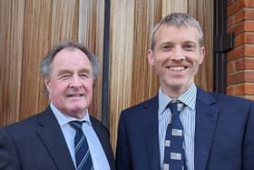 Adrian Moss (Leader) and Jonathan Brown (Deputy Leader) of Chichester District Council