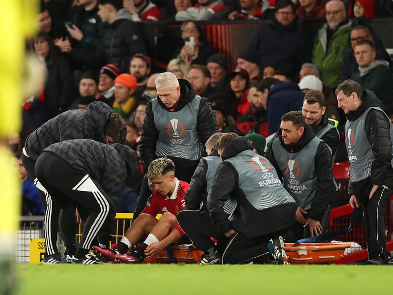 The Argentinian defender has been one of United's best players this season, but saw his campaign ended when he fractured his metatarsal bone after attempting to dribble out with the ball against Sevilla.