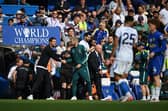 Fabian Hurzeler says he is ‘quite relaxed’ about inevitable transfer speculation, surrounding Brighton’s players, before the summer window closes. (Photo by Mike Hewitt/Getty Images)