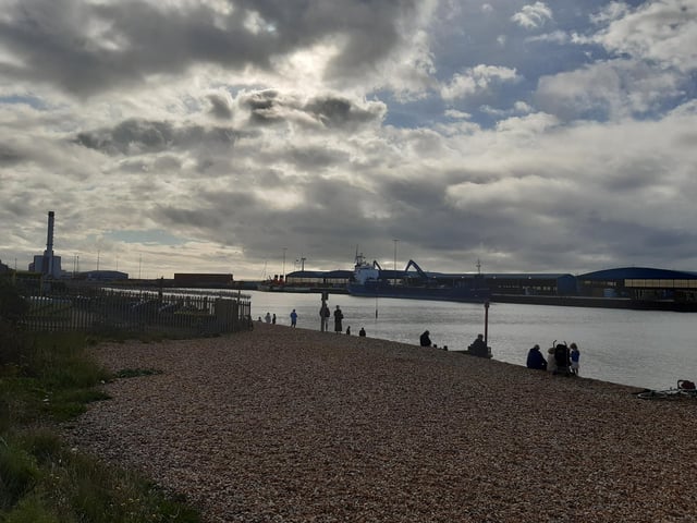 Amazing, stunning, emotional - the large crowd that stood on Kingston Beach to watch the world’s last seagoing paddle steamer make its inaugural visit to Shoreham was visibly moved by the sight of the Waverley making its way in and out of the harbour on Wednesday, September 13.