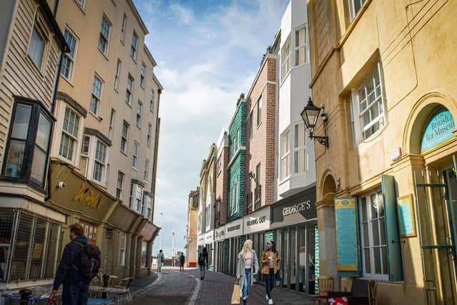 A former family amusement arcade and nightclub at 39-41 George Street, Hastings has been sold for redevelopment with planning permission sought for 20 flats and commercial units