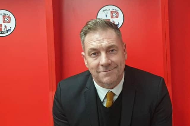 New Crawley Town boss Scott Lindsey