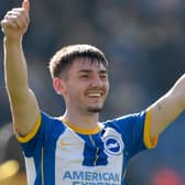 Billy Gilmour revealed studying midfield maestros Moisés Caicedo and Alexis Mac Allister in training influenced his performance in Brighton & Hove Albion’s record-breaking 6-0 victory over Wolverhampton Wanderers. Picture by Mike Hewitt/Getty Images