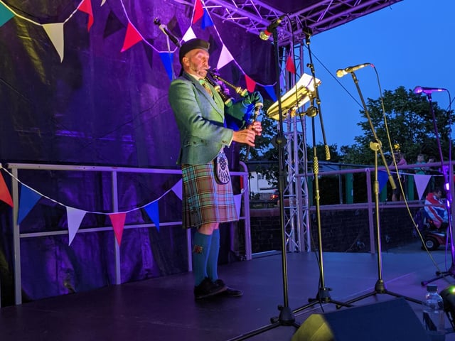 The beacon lighting and concert was in St John's Park, Burgess Hill, on Thursday, June 2