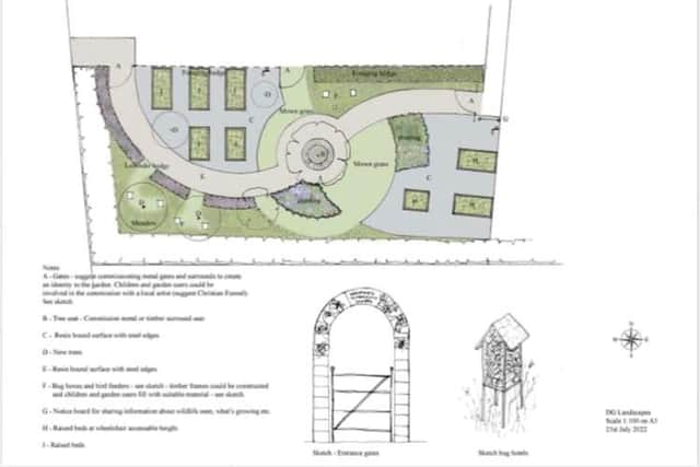 Denton community garden plans.