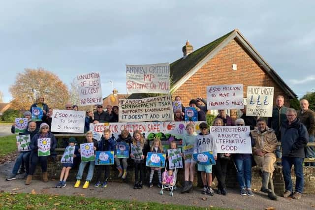 If the scheme goes ahead, Walberton CE Primary School, the community playcentre and Walberton pre-school find themselves 150m from a four-lane highway ‘surging through the countryside’.