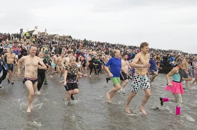 The New Year's Day Dip in 2022. Photo: Chris Hatton.