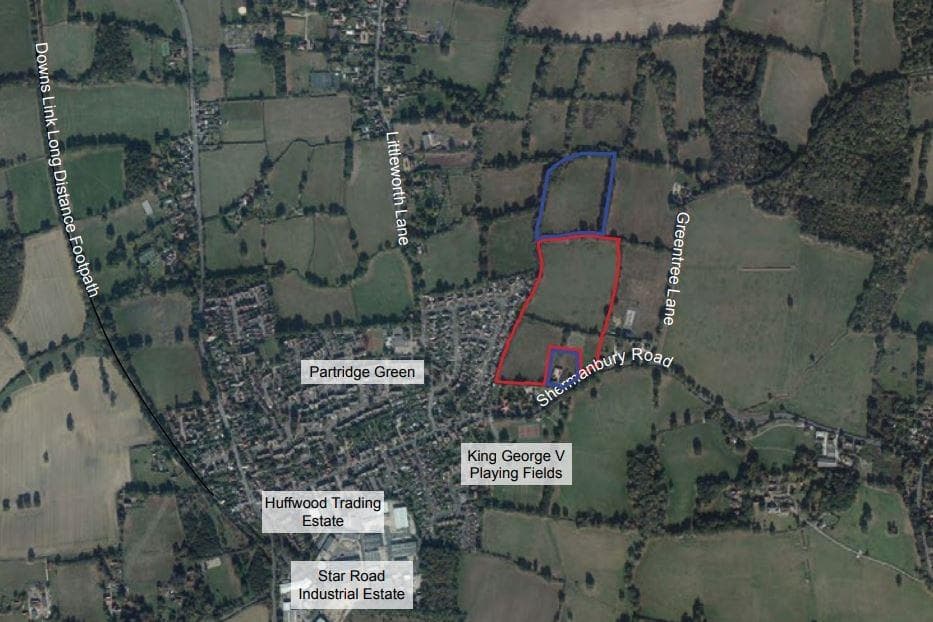 Developers reveal fresh proposals for up to 120 new homes on fields in Sussex village 