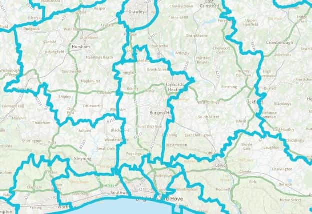 Proposals to change Mid Sussex Parliamentary boundary