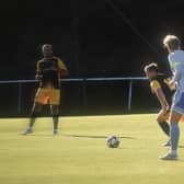 Infinity on the ball against Worthing United | Picture: Charlie Bone
