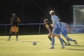 Infinity on the ball against Worthing United | Picture: Charlie Bone