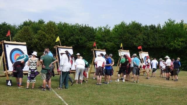 One of the Six Villages Archery club competitions that took place last year.