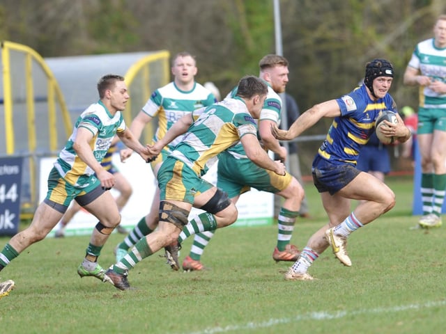 Action from Worthing Raiders' win over Guernsey at Roundstone Lane
