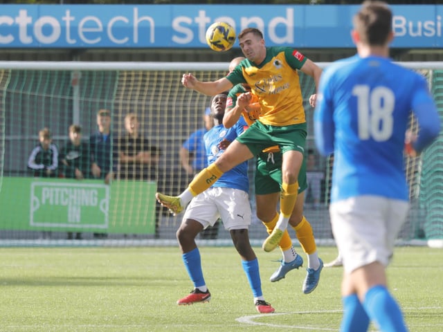Action from Horsham's entertaining Isthmian Premier stalemate with Billericay Town