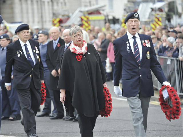 Look back at Eastbourne's Remembrance service from 2015