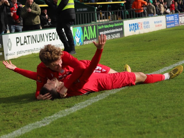 Action from Worthing's National South win at Yeovil