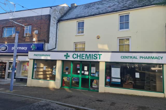 Newhaven old Chemist. Photo by Izzi Vaughan