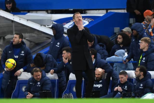 Graham Potter's Chelsea have been struggling this season, opening the door for Brighton to qualify for European football. (Photo by Justin Setterfield/Getty Images)