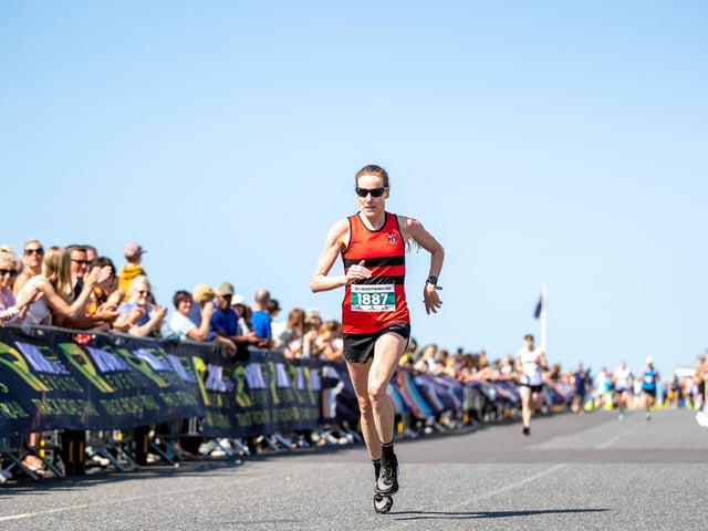 Images from a sun-baked Worthing 10k