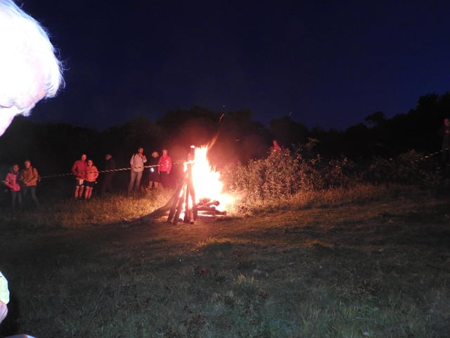 Willingdon and Jevington Parish Council were once again a part of the Official National Chain of Beacons across the country on the evening of Thursday June 3. Chairman John Pritchett said: "Hundreds turned out including special guest Colonel Anthony Lamb DL and Cadet Josh and a wonderful evening was had by all."
