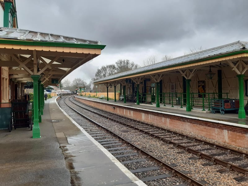 Kingscote station at The Bluebell Railway
