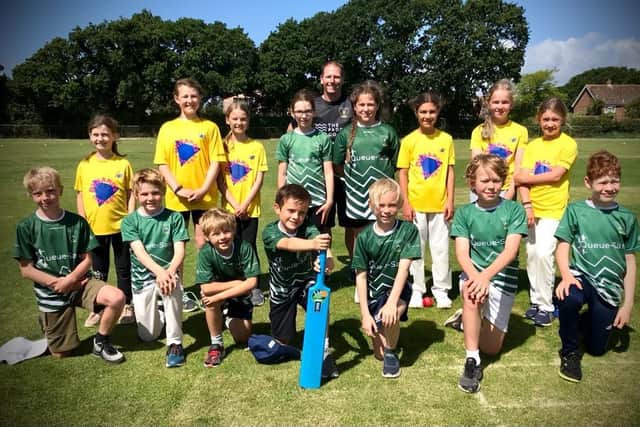 West Wittering CC's under-ten and 11 girls