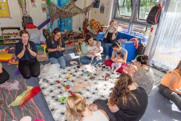 Families in the Eastbourne area can now access a range of support services under one roof as two new Family Hubs open their doors. Picture: East Sussex County Council