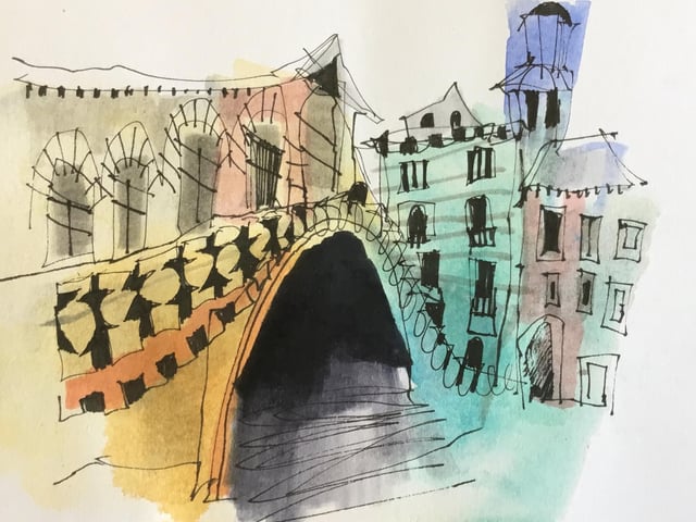 One of the postcards available in this summer's auction.