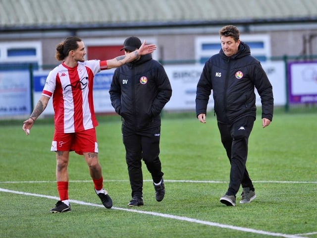 Steyning Town v Crowborough Athletic in the SCFL premier
