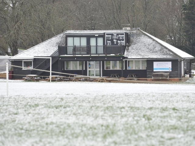 Snow at Wisborough Green, West Sussex. Pic S Robards SR2303082