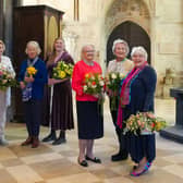 flower designers - Caroline Daines, Fiona Barttelot, Georgie Macqueen, Hilary Tupper, Tessa Pascoe, Hannah Howell, Verity Gunnery, Diana Cave and Jose Pound.