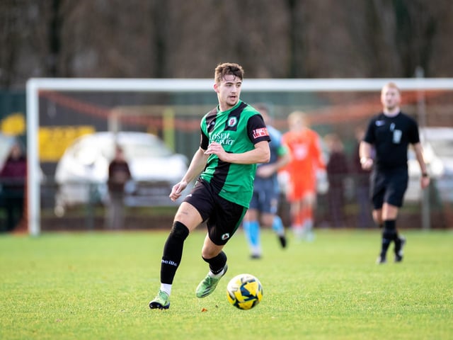 Action from Three Bridges' home clash with Burgess Hill Town in the Isthmian south east division