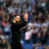 Brighton and Hove Albion head coach Roberto De Zerbi has six points from his last two matches