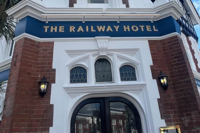 A notice on the hotel’s website described the project as a ‘major refurbishment’ to a venue, which sits across the road from town’s railway station.