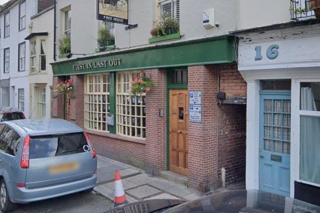 Fish In Last Out - 14-15 High Street, Old Town, Hastings - 4.5/5 - 392 reviews. Picture from Google.