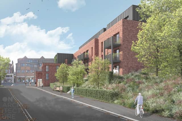 CGI of the latest plans for The Broadway in Haywards Heath by On Architecture