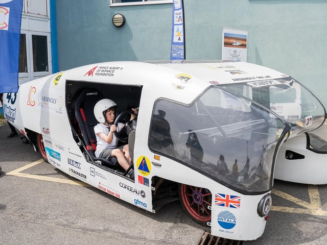 The Ardingly College solar car at the Burgess Hill event of the Mid Sussex Science Week. Alex Rickard Photography
