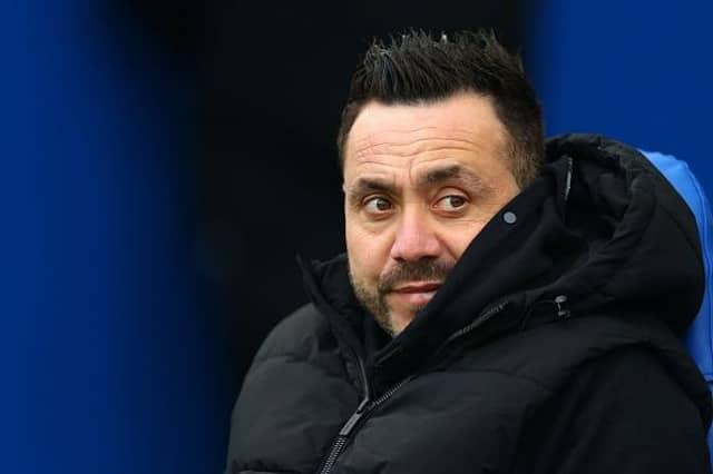 Brighton and Hove Albion head coach Roberto De Zerbi has fitness concerns ahead of Arsenal
