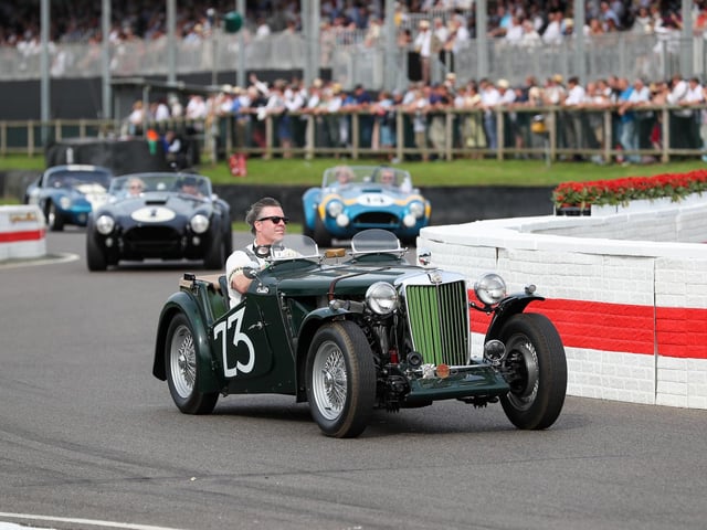 Glamour and high-octane racing at this year's Goodwood Revival.