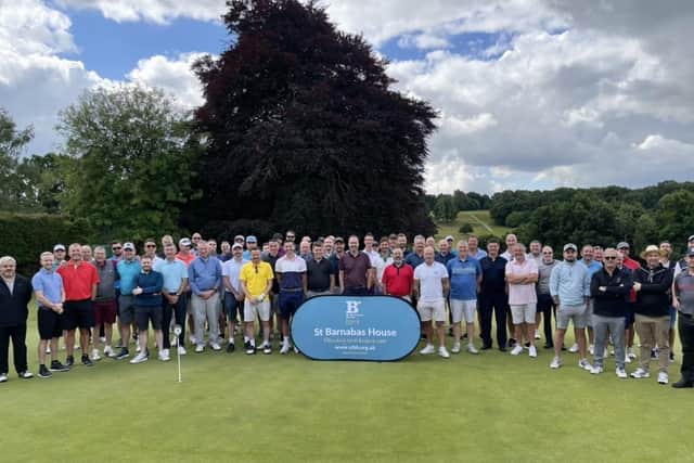 The event was held at Mannings Heath Golf Club, near Horsham, on July 1, with 72 golfers playing in 18 teams