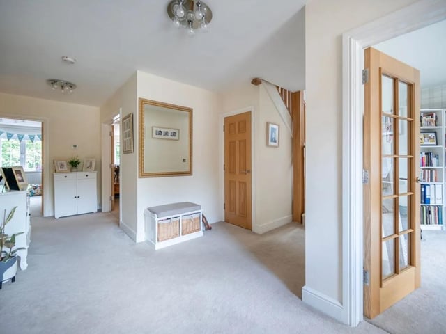 The home has three reception rooms