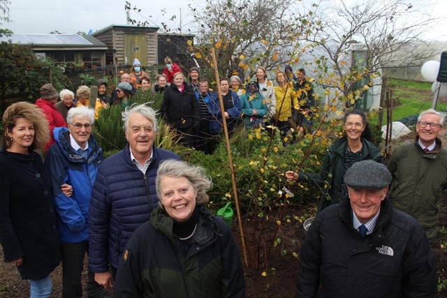 The community garden received one of four saplings from the  Platinum Jubilee Tree of Trees