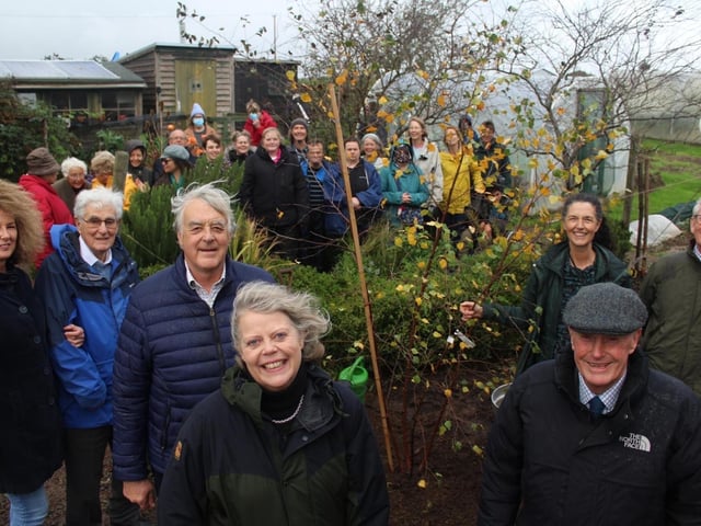 The community garden received one of four saplings from the Platinum Jubilee Tree of Trees