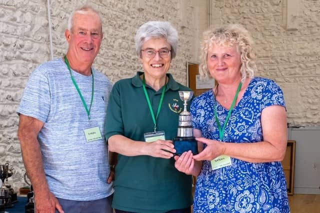 Winners of most points in all classes, Simon Smith, Diana Buckley and Sarah Hill